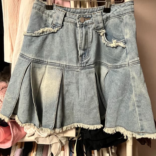 일본빈티지 미코하우스 청치마