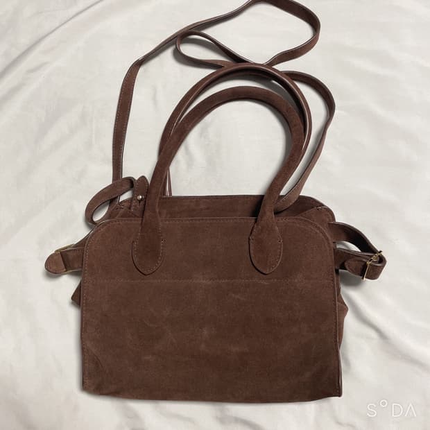 the row 더로우 마고백15 스웨이드 모카