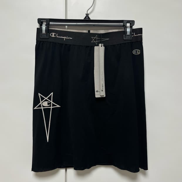 [S]릭오웬스 다크쉐도우 x 챔피온 미디 스커트