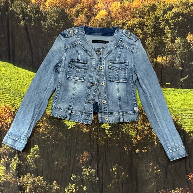 캘빈클라인 청자켓 S