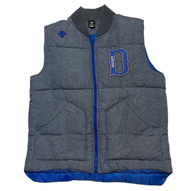 데상트 사이드로고 패딩조끼