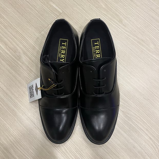 남성 블랙 기본 구두 280