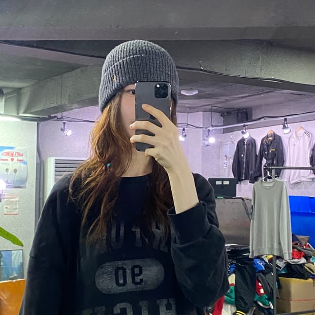 폴로 랄프로렌 그레이 비니 B2053