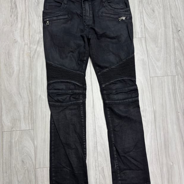 balmain 팬츠 정품 블랙