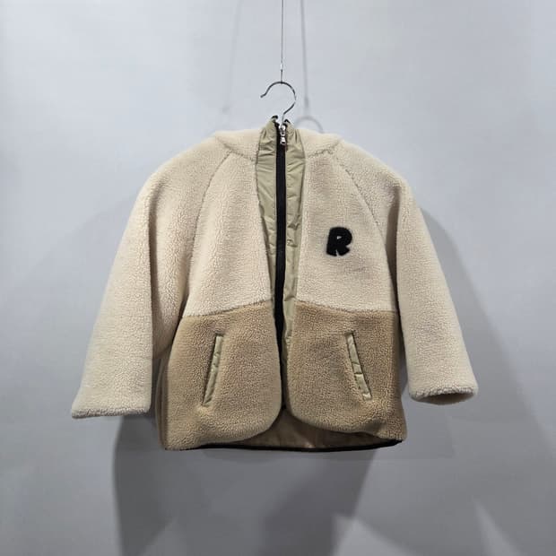 로아앤제인 양털 플리스 후드집업 