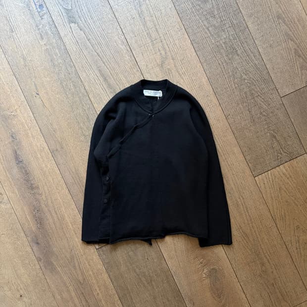 Oriental Wrap Knit Blouse