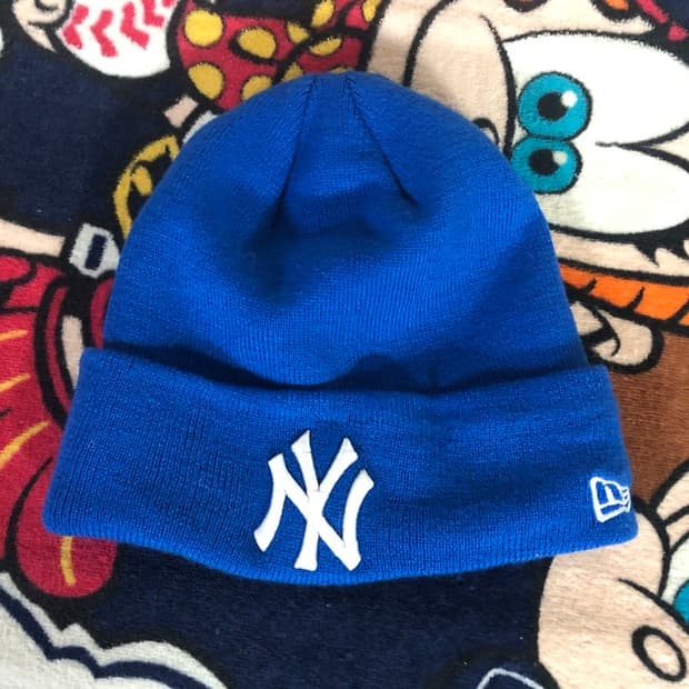 MLB 뉴에라 뉴욕양키스 비니/니트캡 (블루)