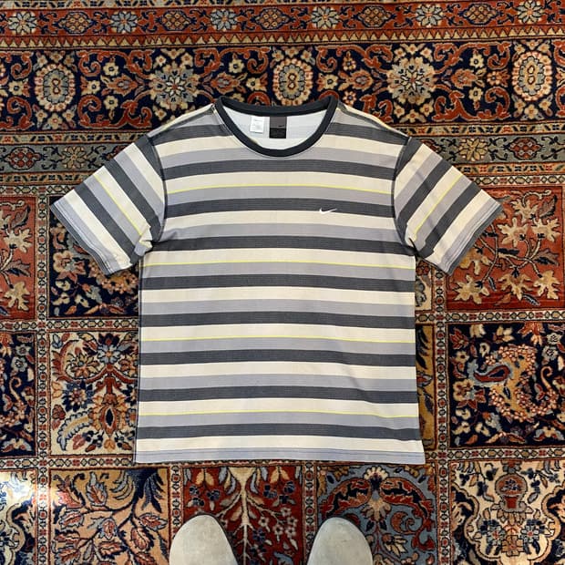 🌊00s Nike multi stripe Dri-fit Tee