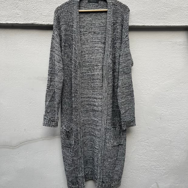 아크릴 롱 가디건