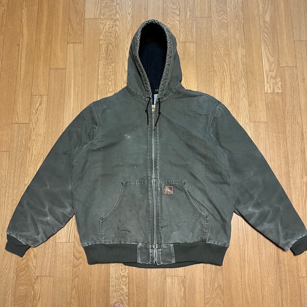 [XL] 칸예 칼하트 US J130 덕 액티브 자켓 ARG