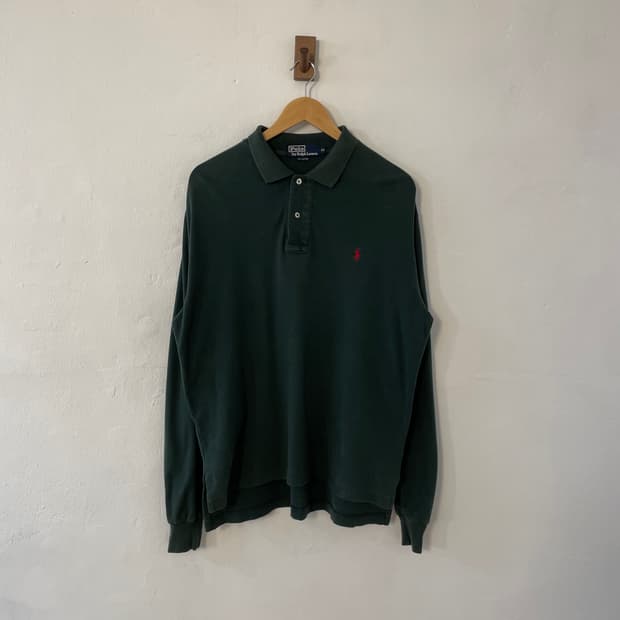 폴로 코튼 카라 셔츠 