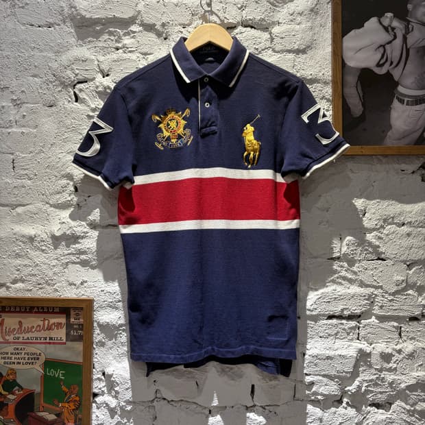 폴로 빅포니 치프키프 금장 카라반팔티셔츠