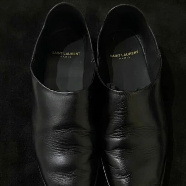 생로랑 블랙 로퍼구두 230