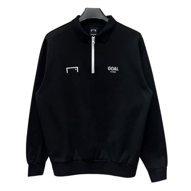 GOAL 골 스튜디오 하프집업 폴로 롱슬리브 S