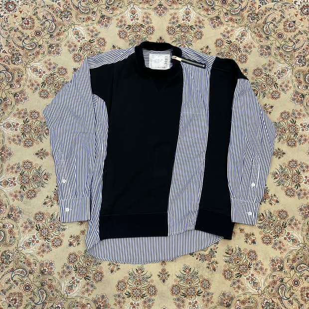 사카이 16aw 셔츠 도킹 맨투맨