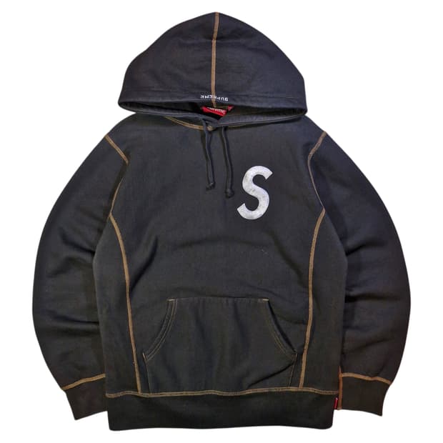 슈프림 s로고 후드티