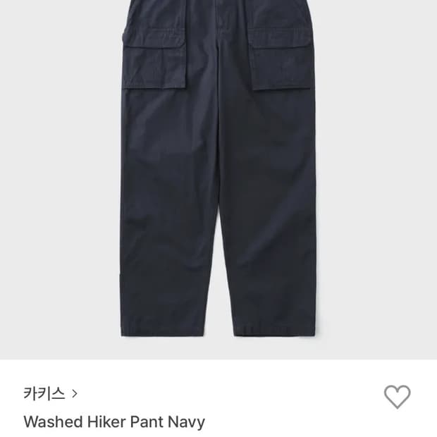 카키스 네이비팬츠 M