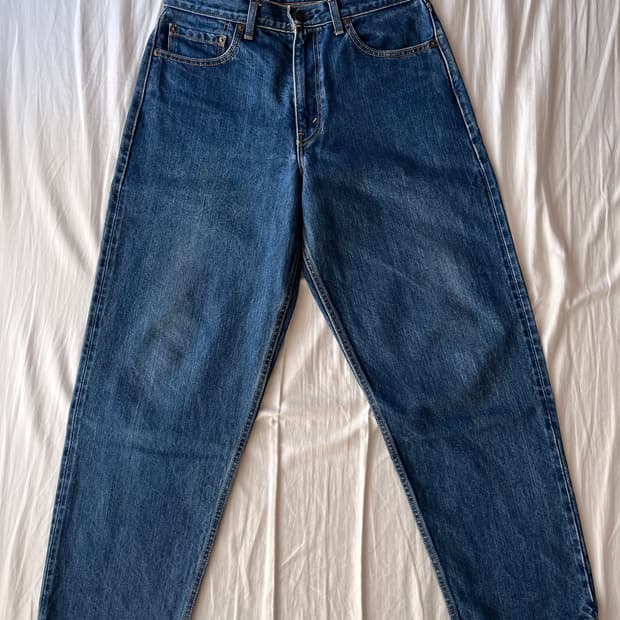 [31] CIOTA 시오타 와이드 테이퍼드 5포켓 데님