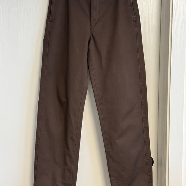 [73] 유니클로 스트레이트 치노 팬츠 다크 브라운