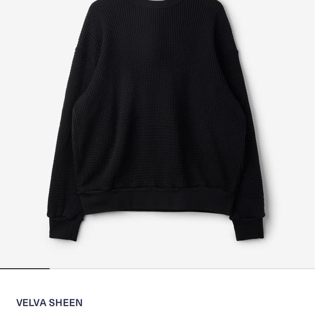 벨바쉰 크루 스웻셔츠 맨투맨