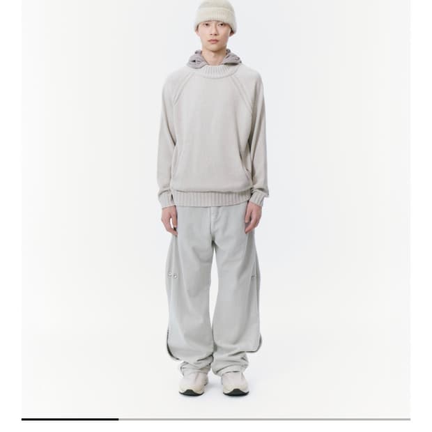 COTTON WAVE PANTS [GREY]