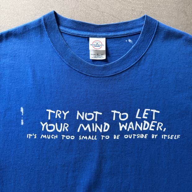 Vintage Mind Wander Message Tee