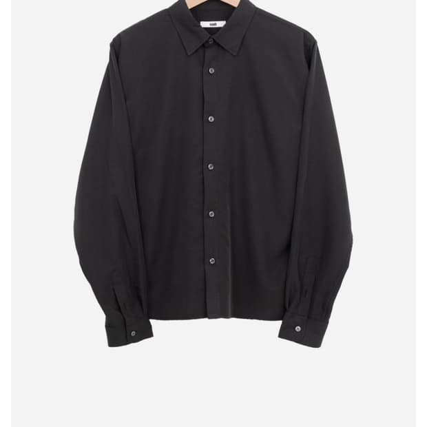 수아 셔츠 suah Tencel Bio Crop Shirt / Black