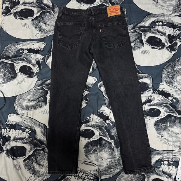 리바이스 502 흑청바지 32x32