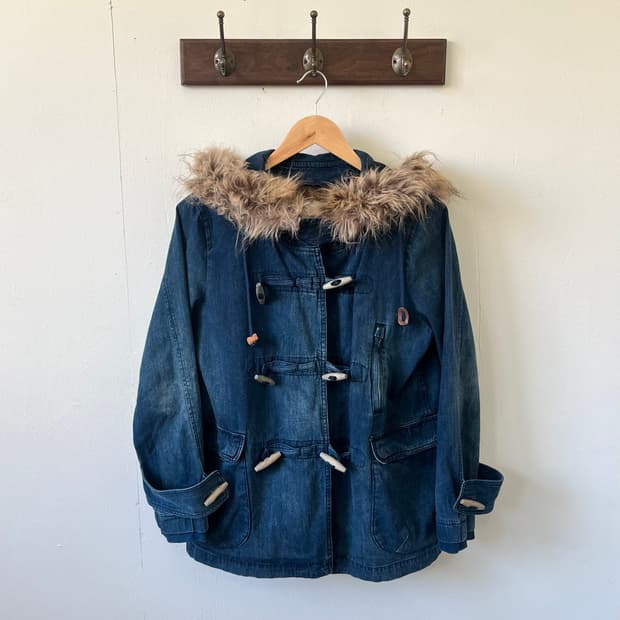 Cepo 데님 더플코트 자켓 