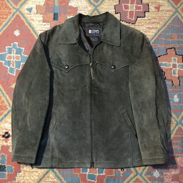 챕스 랄프로렌 스웨이드 자켓