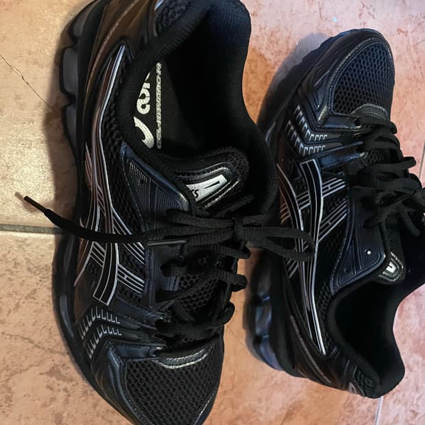 아식스(asics) 젤카야노 14 블랙 퓨어 실버 280 팝니다