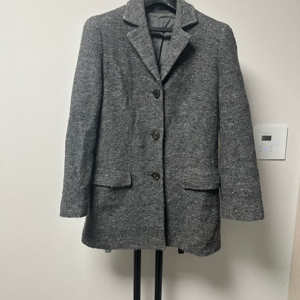 버버리  정품   모+캐시미어  자켓-38사이즈