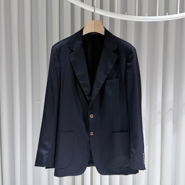 52 / 로로피아나 보야주 캐시미어 네이비 블레이저