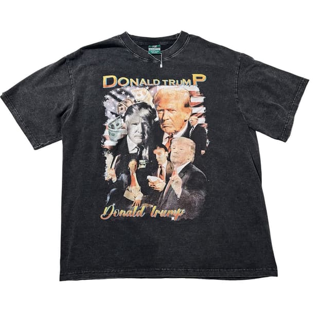 Mushroom 도널드 트럼프 반팔 티셔츠