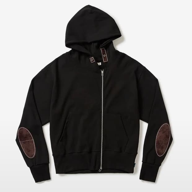 카락터 Writer hooded zip-up 블랙 00