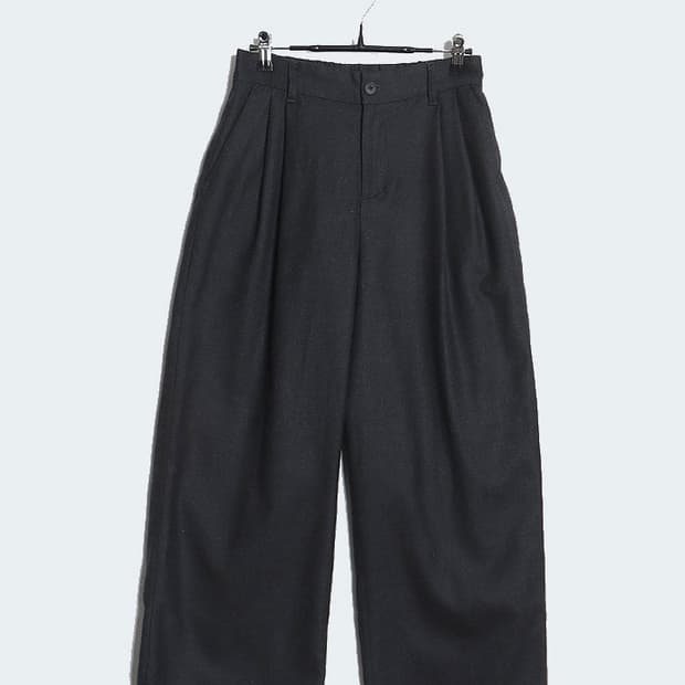 無印良品 Washarble Wool Ankle Slacks (27)