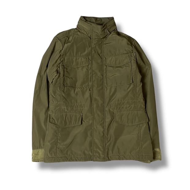 유니클로 나일론 카키 집업 자켓 XS