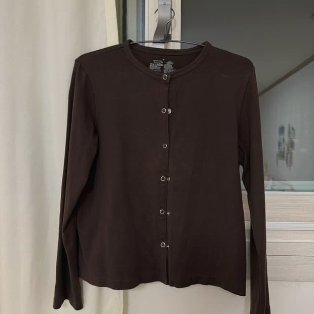 MUJI 무지 무인양품 버튼 가디건 M