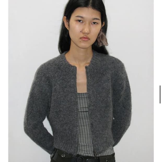 팔로마울 니트 집업 M