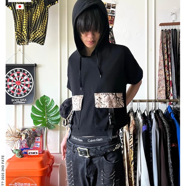 Chulatte Python Pocket 1/2 Hood T-Shirt