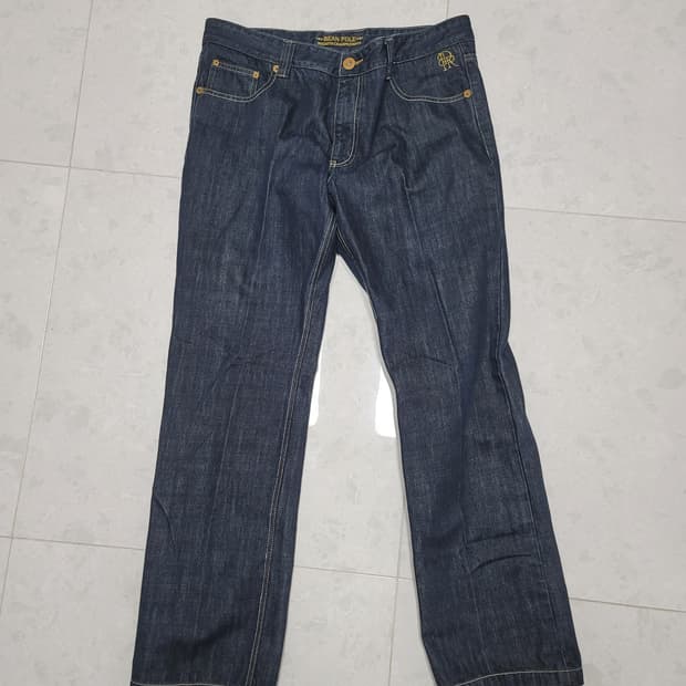 빈폴일자핏 진청 데님 허리33 상태극상

