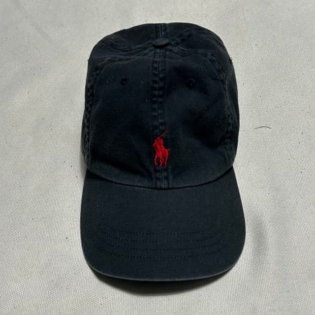 OS 폴로 블랙 볼캡