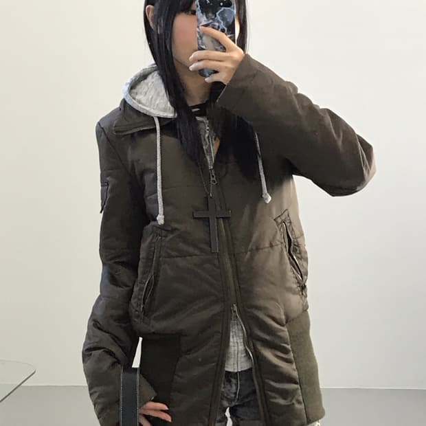 Jpn Brown Puffer Jackets