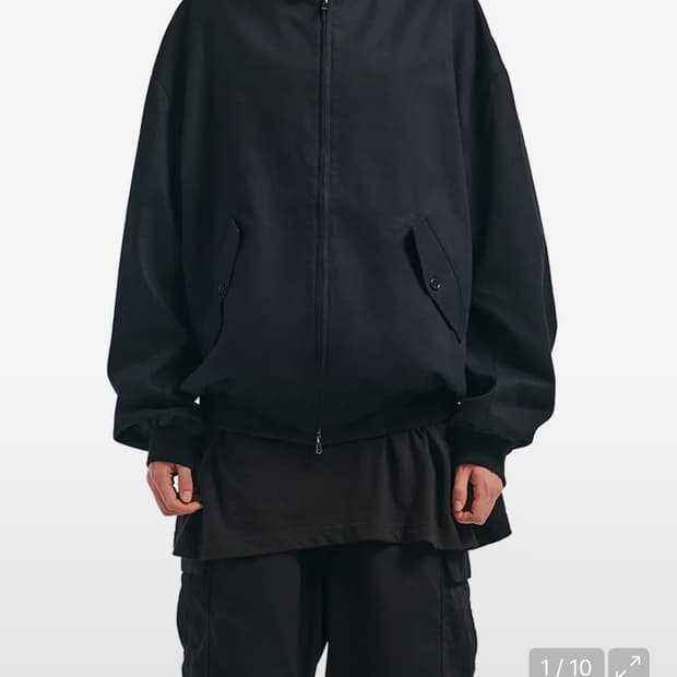 MNGU / 오버사이즈드 해링턴 재킷