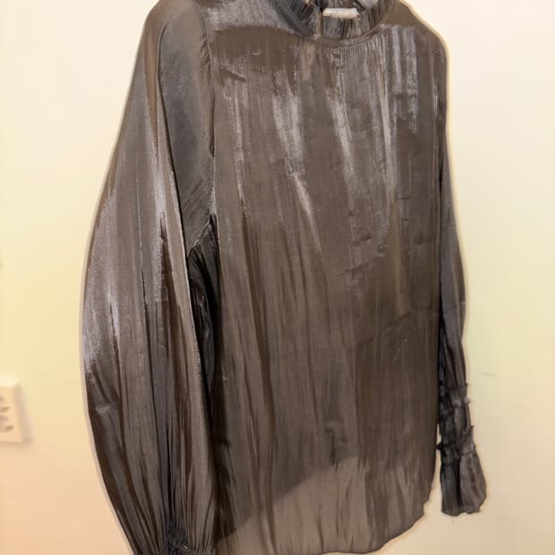 cos arket recto lfm 블랙 블라우스