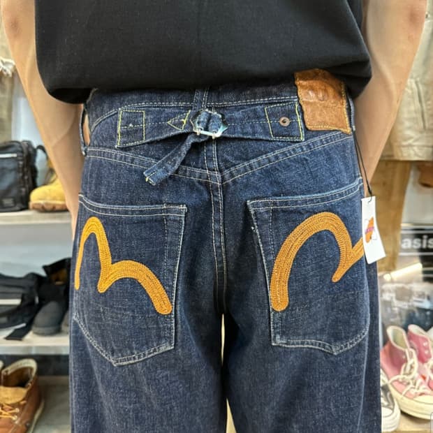 90s 에비수 초판 셀비지 데님