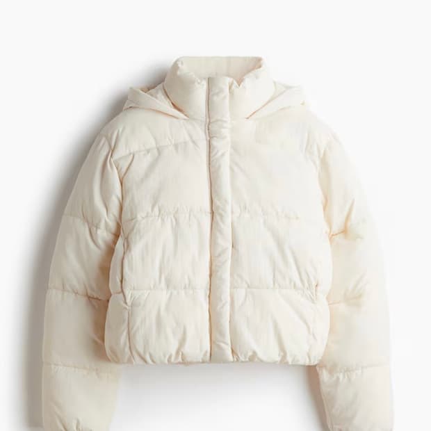 h&m 후드 퍼프 재킷 (패딩 ) m 사이즈 