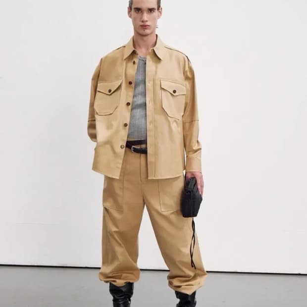 렉토 23fw 포켓 플랩 셔츠 자켓