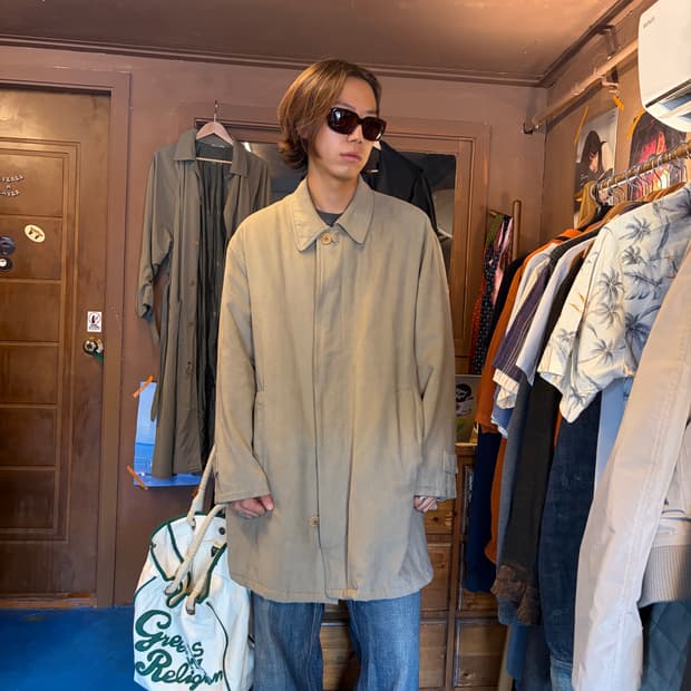 MISSONI UOMO 미쏘니 우오모 루즈핏 스웨이드 코트