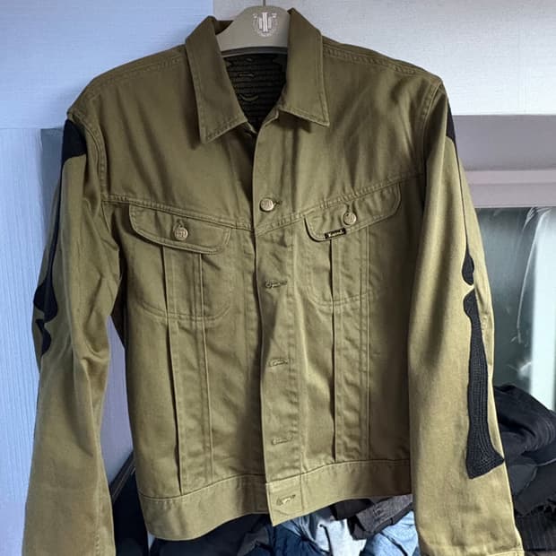 케피탈 본 멕시칸 트러커 자켓 카키